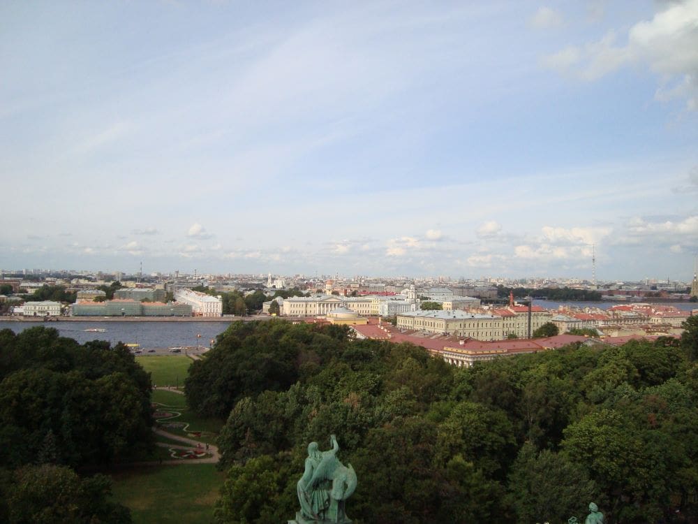 view from Isaak cathedral