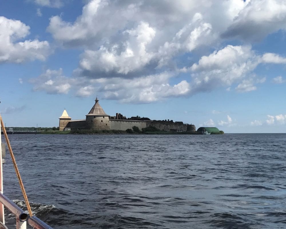 Schlüsselburg castle at Lake Ladoga