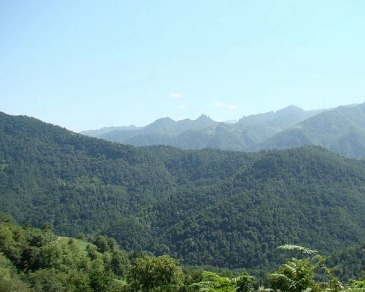 Talysh mountains in Southern Azerbaijan