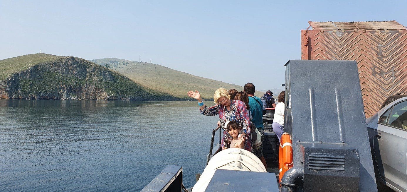 Olkhon ferry