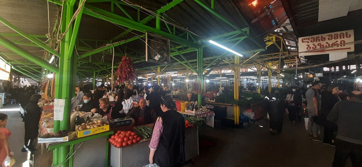 main market in Kutaissi Georgia