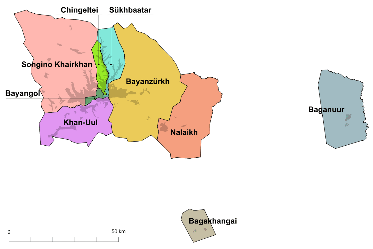 administrative subdivisions of Ulaanbaatar