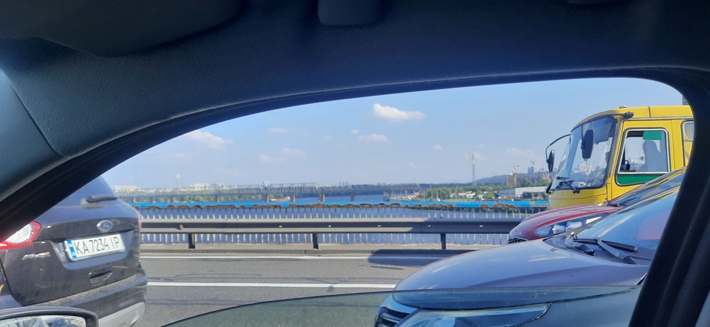 North bridge Kyiv