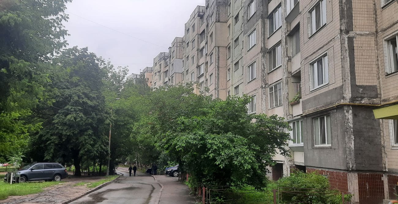 residential area in the north of Kyiv